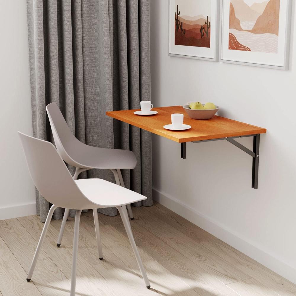mikon 100x60 | Wandklapptisch Klapptisch Wandtisch Küchentisch Schreibtisch Kindertisch | Erle Bild 1