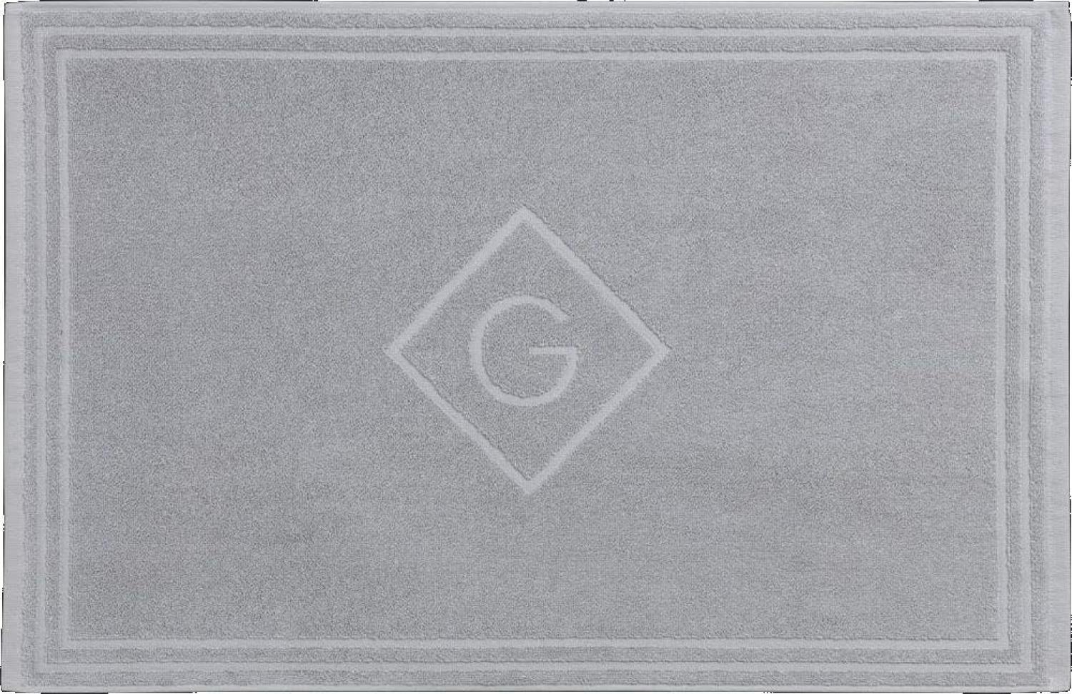 GANT Badematte G Shower Heather Grey 50 x 80 cm Bild 1