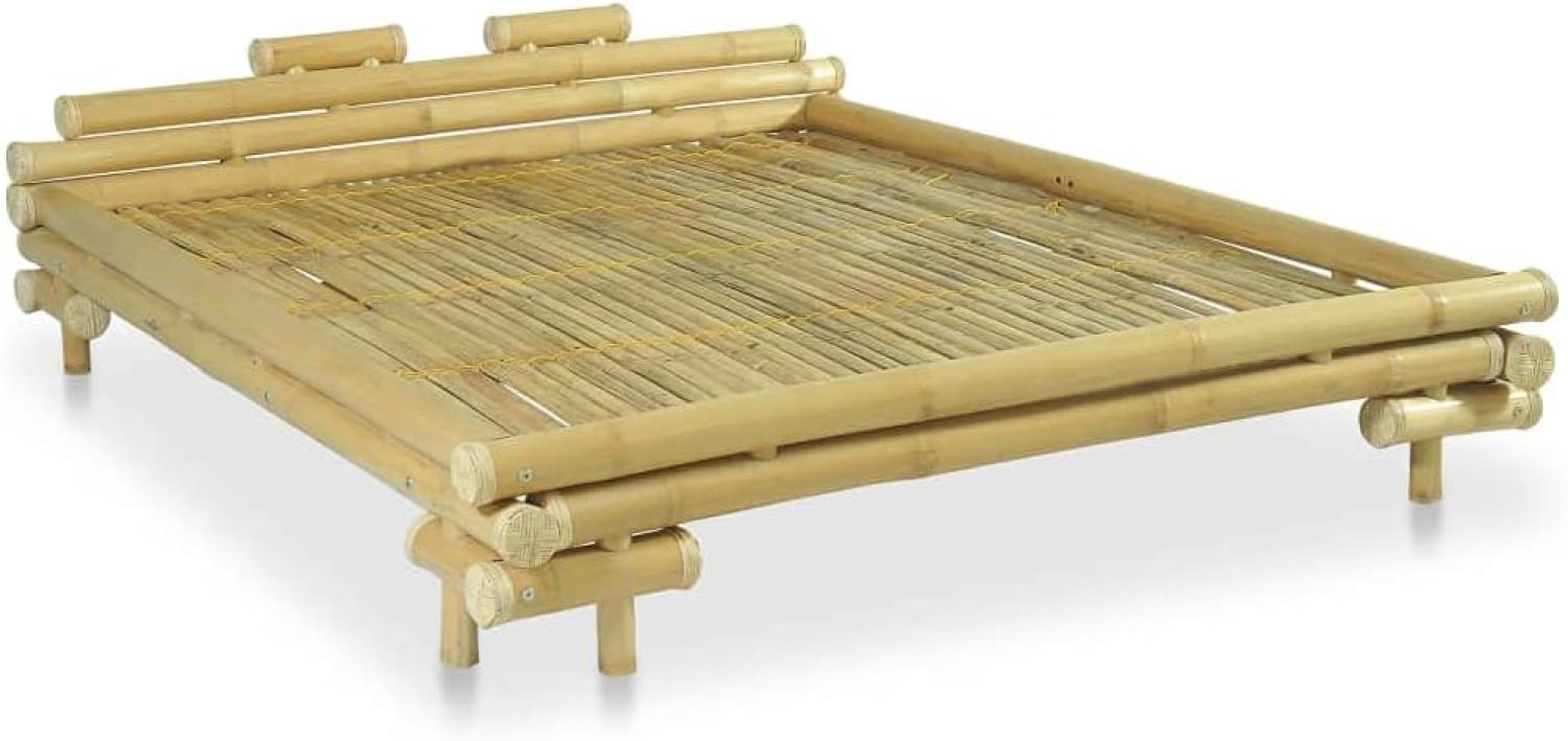 Bettgestell Bambus 160×200 cm Bild 1