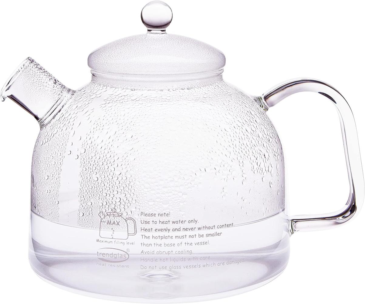 Glas Wasserkocher ohne Plastik - 1,75 Liter Wasser kochen Bild 1