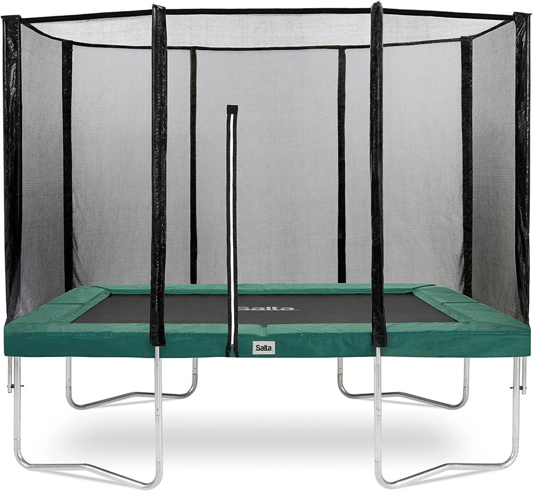 Salta 'Combo' Trampolin, grün, rechteckig, 305 x 214 cm, ab 5 Jahren, maximal belastbar bis 150 kg, inkl. Sicherheitsnetz Bild 1