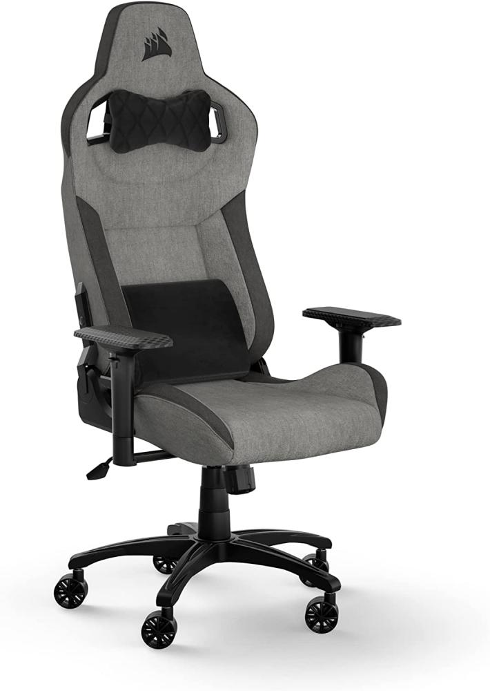 Corsair T3 Rush Gaming-Stuhl, Schwarz und Holzkohle, One Size Bild 1