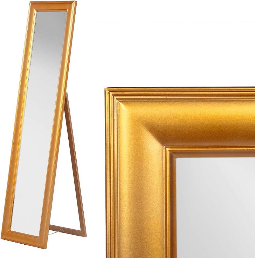 Standspiegel NURI Antik-Gold ca. H180cm Spiegel Ankleidespiegel Ganzkörperspiegel Bild 1