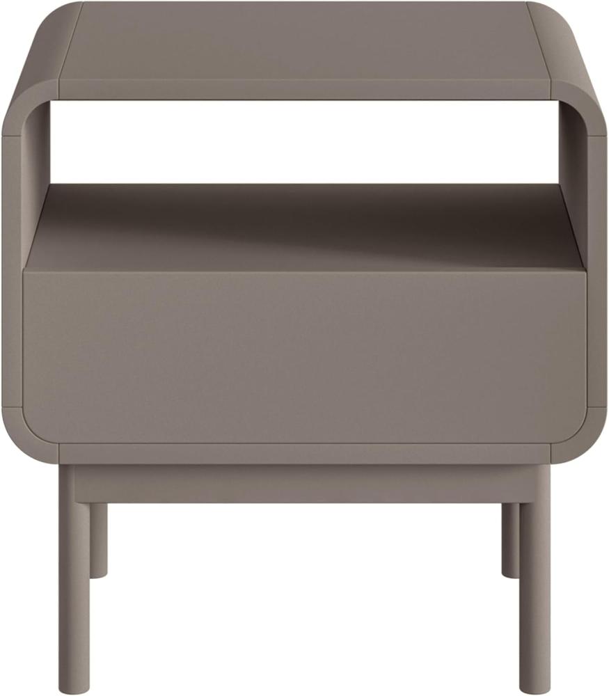 Selsey Oro - Nachttisch mit Schublade, dunkelbeige, 54 cm Bild 1