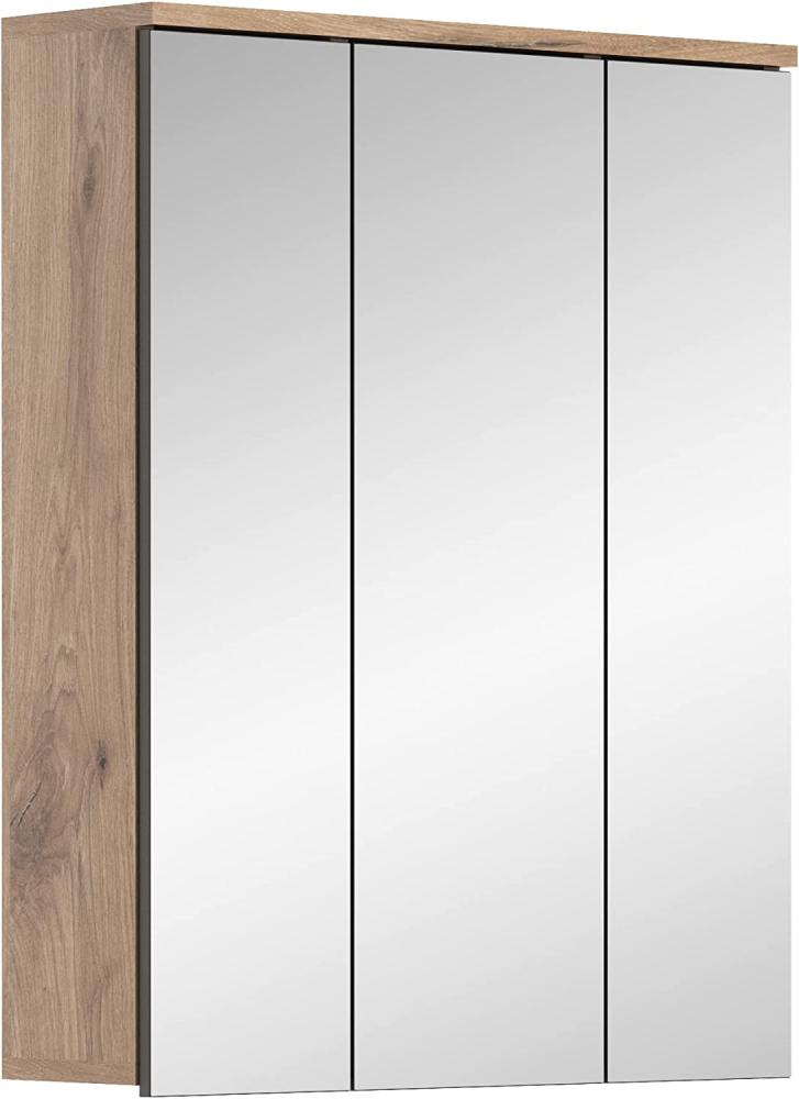 Spiegelschrank Mason in Eiche 60 x 77 cm Bild 1