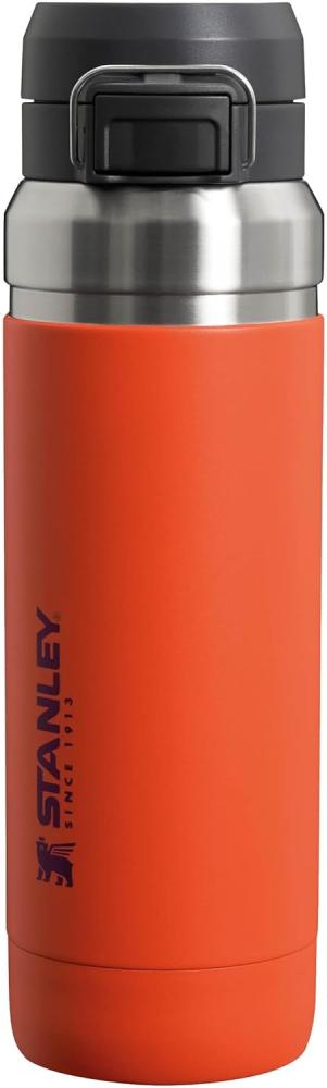 STANLEY Quick Flip Trinkflasche Edelstahl 1. 06L - Hält 18+ Stunden Kalt - Wasserflasche BPA-Frei - Spülmaschinenfest - Druckverschlussdeckel - Thermosflasche Auslaufsicher - Tigerlily Plum Bild 1