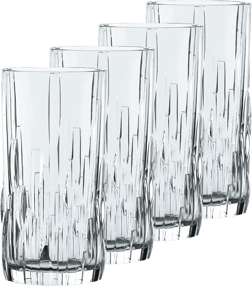 Nachtmann Shu Fu Longdrinkglas, 4er Set, Longdrinkbecher, Cocktailglas, Kristallglas, 360 ml, 0098064-0 Bild 1