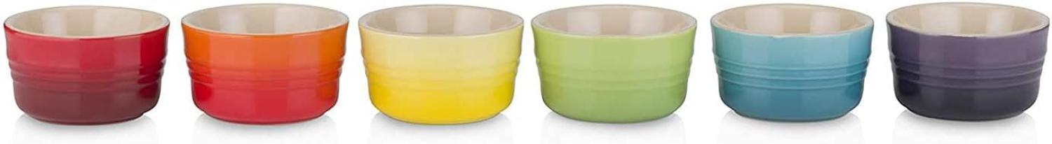 Le Creuset Mini Förmchen 6er-Set Regenbogen Bild 1