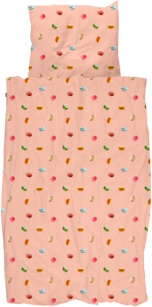 Snurk Bettwäsche Macarons Pink Größe 135x200/80x80 cm Bild 1