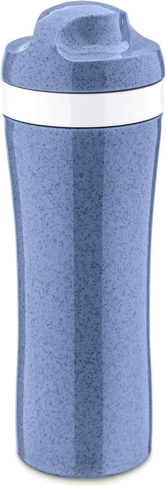 Koziol Trinkflasche Oase, Flasche, Getränkeflasche, Thermoplastischer Kunststoff, Organic Blue, 425 ml, 3708671 Bild 1