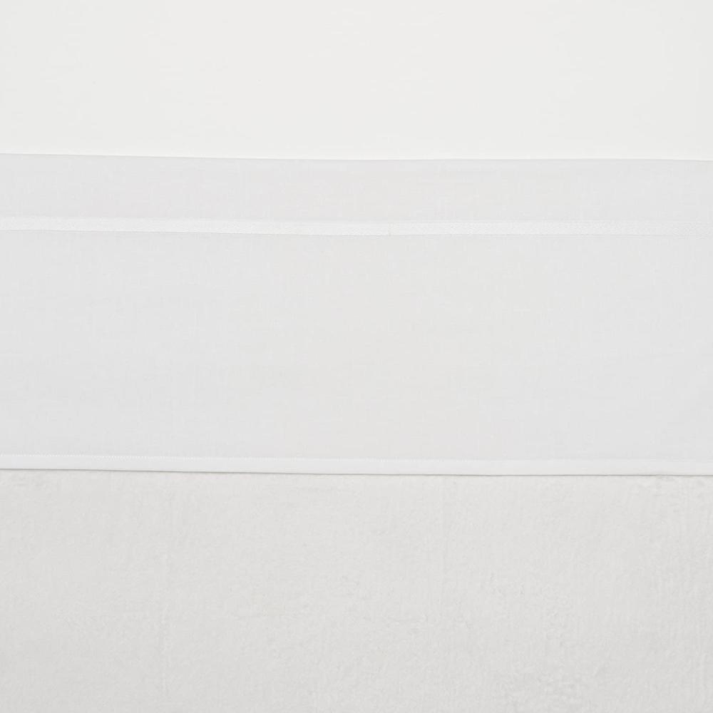 Meyco Bettlaken mit Zierrand, 75 x 100 cm, weiß Bild 1