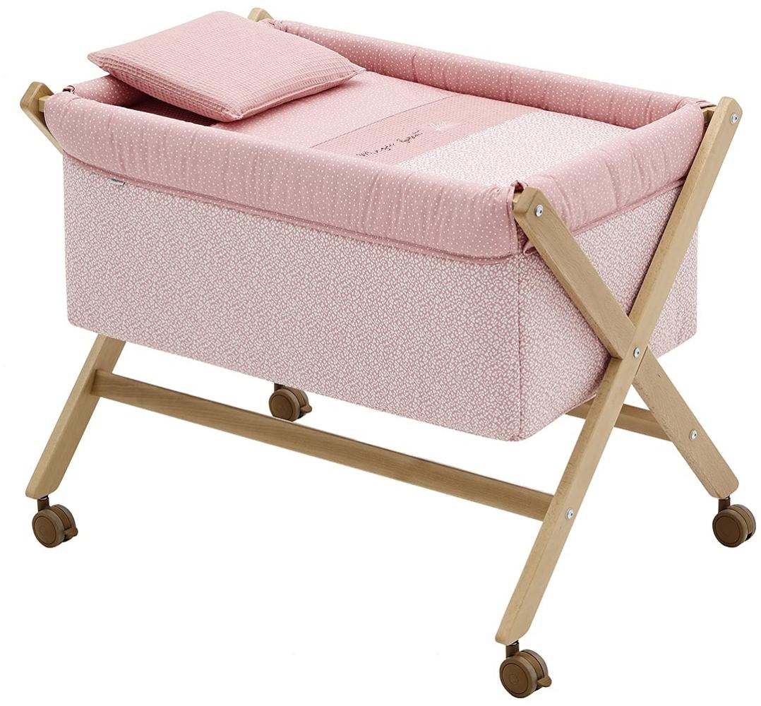 Cambrass 46009 Small Bed X Wood Une Forest Pink/Natural 55x87x74 cm, rosa Bild 1