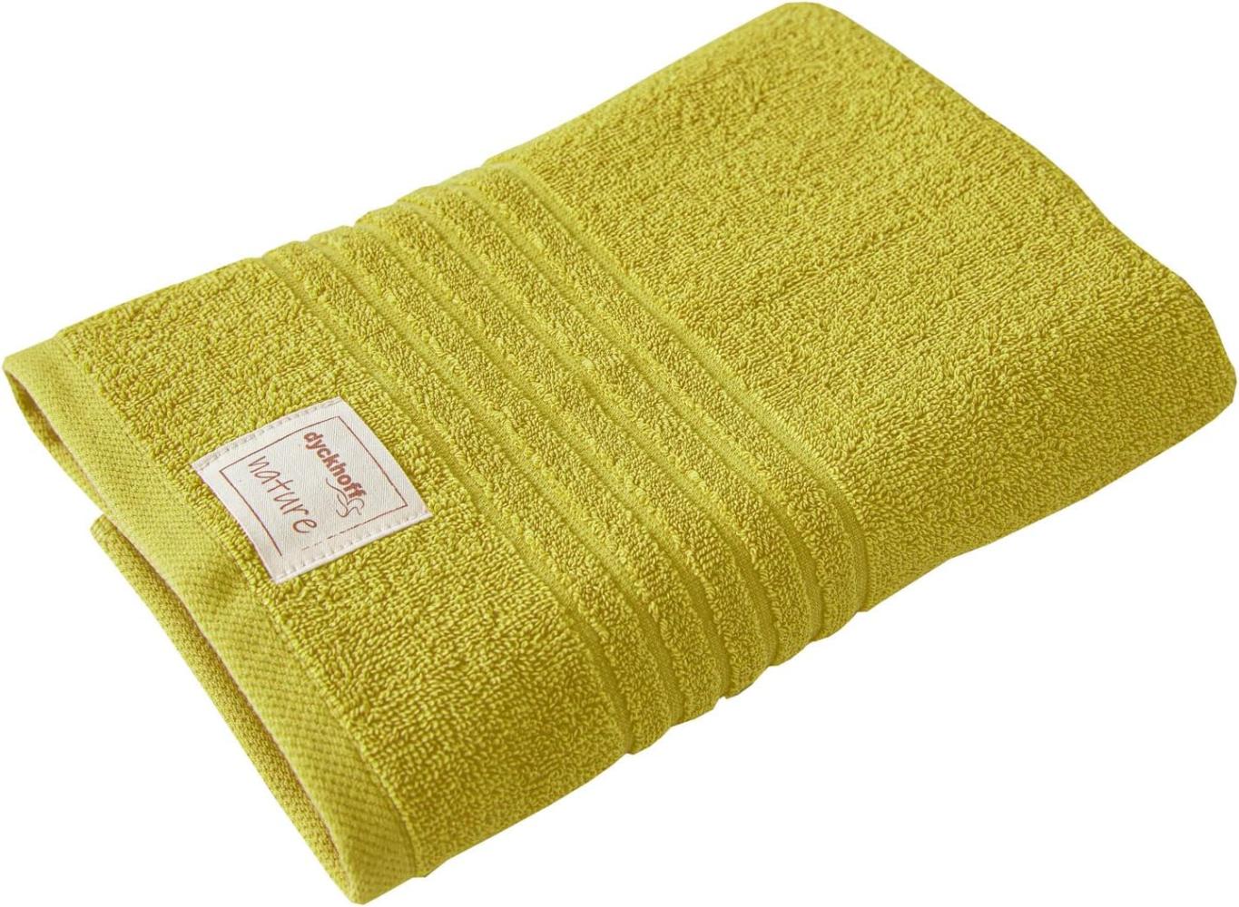 Bio Baumwolle Handtücher - alle Größen & Trendfarben Handtuch, 50x100 cm, kiwi Bild 1