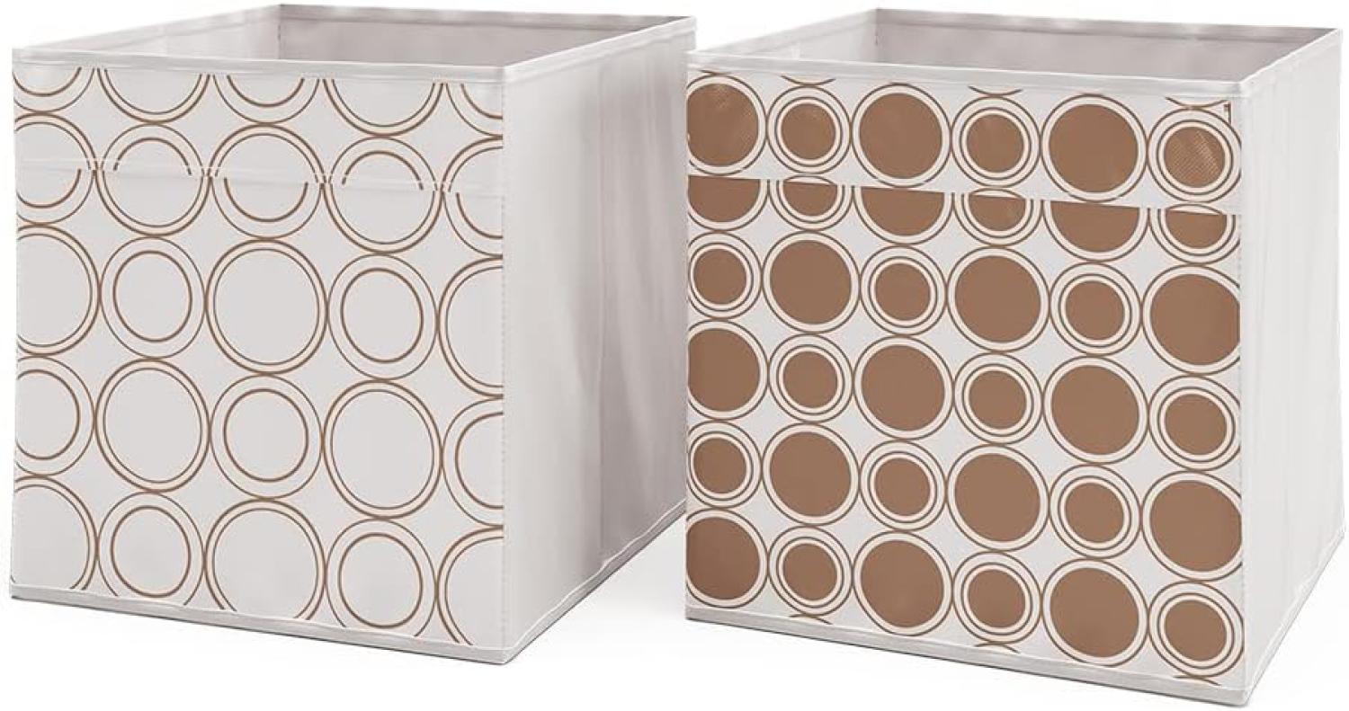 VICCO 8er Set Faltbox 30x30 cm weiß Faltkiste Aufbewahrungsbox Regalbox Box  online kaufen bei Netto