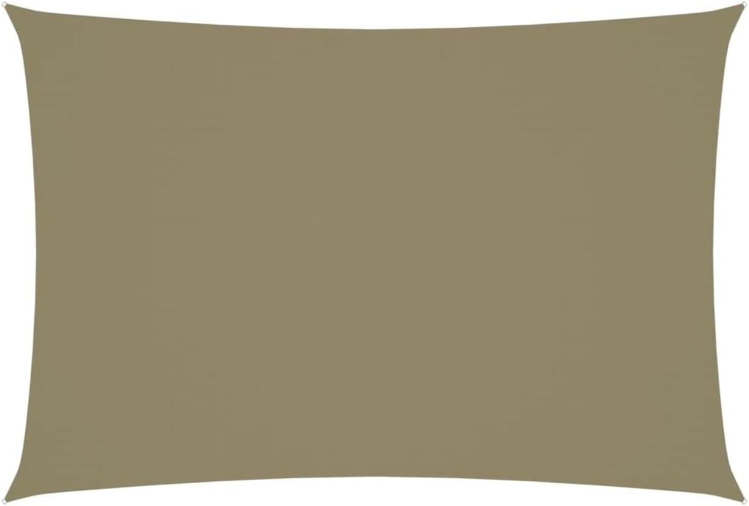 Sonnensegel Oxford-Gewebe Rechteckig 2,5x4,5 m Beige Bild 1