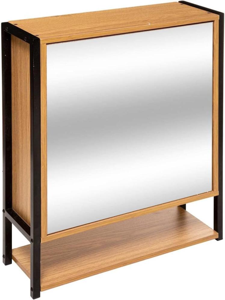 Bad-Hängeschrank mit Spiegel und Ablage, 48 x 60 cm Bild 1