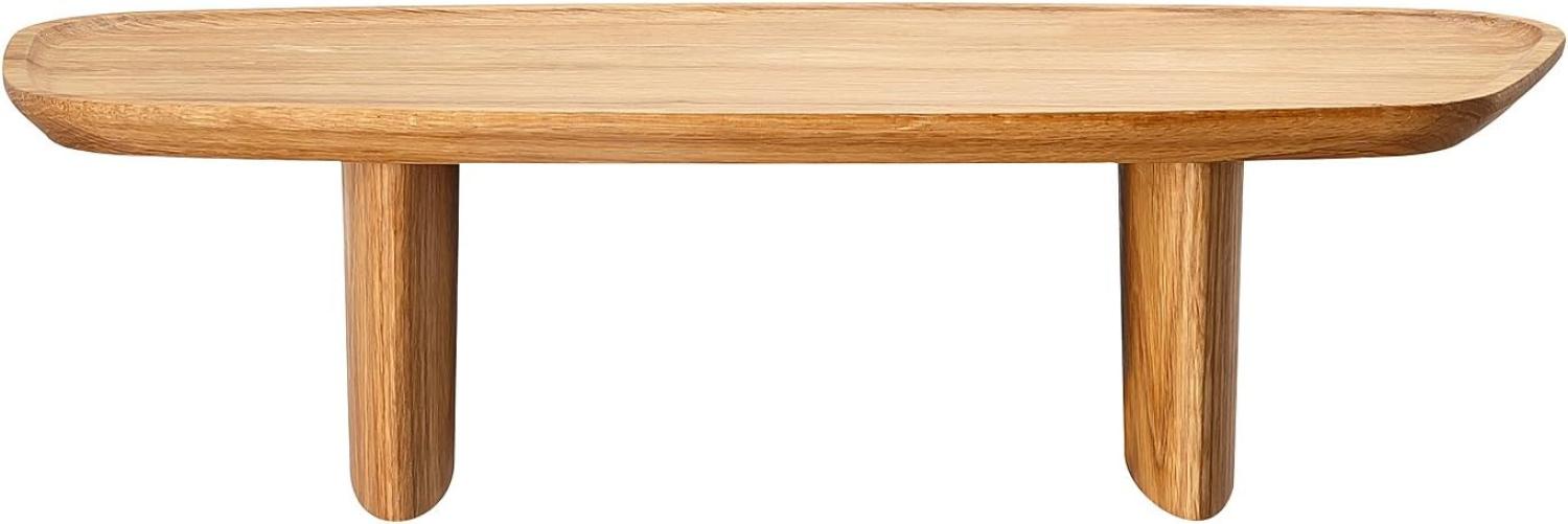 Rosenthal Selection Junto Holz Tablett auf Fuß 40x18 cm Bild 1