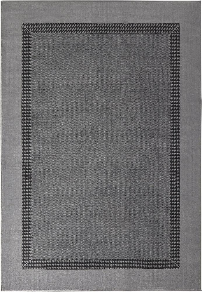 Design Velours Teppich Band Grau 200x290 cm Bild 1