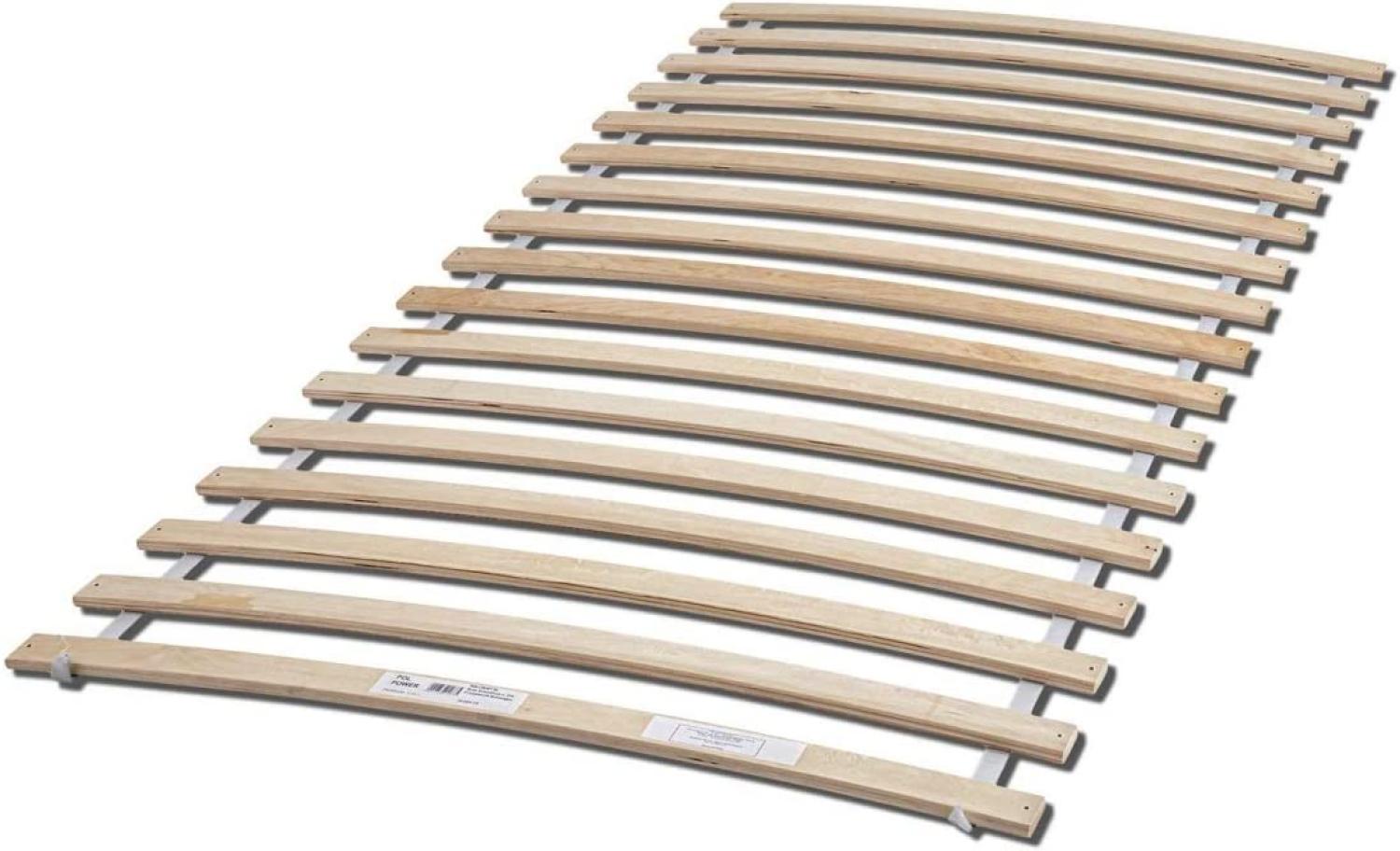 Rollrost aus stabilen Federleisten für Liegefläche 90 x 200 cm - Hochwertiger Lattenrost aus Birkenschichtholz - 90 x 1 x 192,5 cm (B/H/T) Bild 1