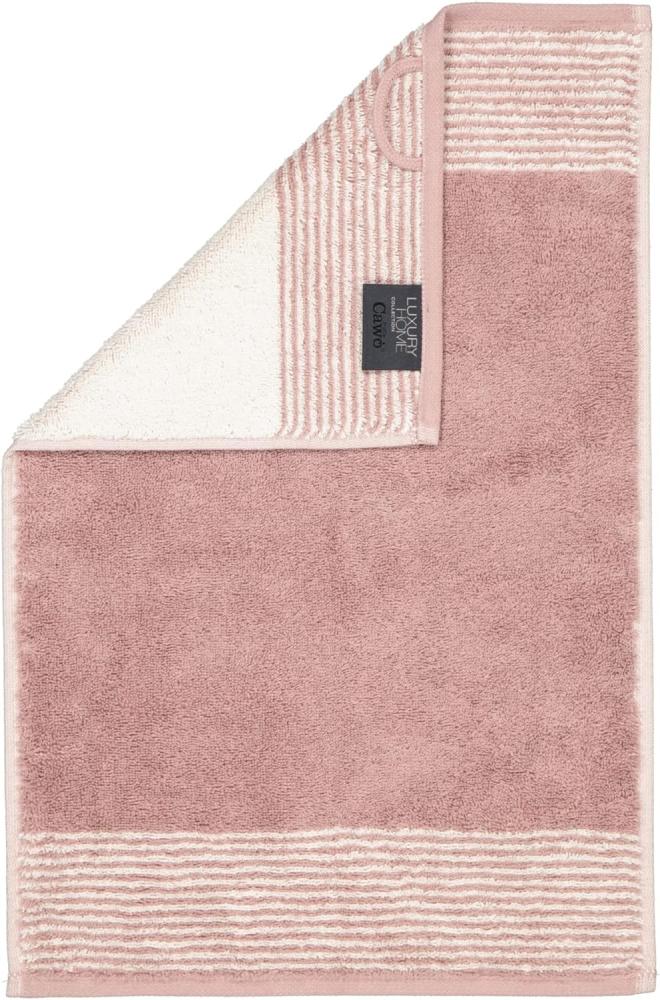 CAWÖ Gästetuch - Luxury Home, C Two-Tone, Walkfrottier Magnolie 30x50cm Bild 1