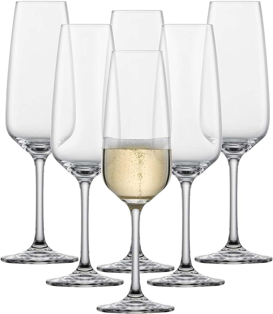Schott Zwiesel Taste Sektglas 7, 6er Set, Champagnerglas, Proseccoglas, Glas, 283 ml, 115674 Bild 1