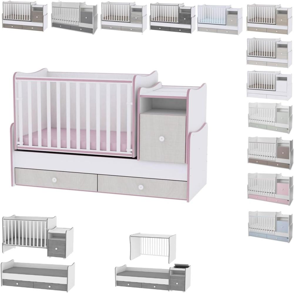 Lorelli 'Trend Plus NEW' Babybett Schaukelfunktion, rosa Bild 1