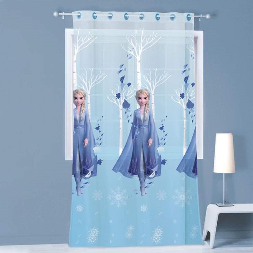 Gardine Vorhang Fertiggardine Frozen 2 Elsa Anna 140 x 240 cm Bild 1