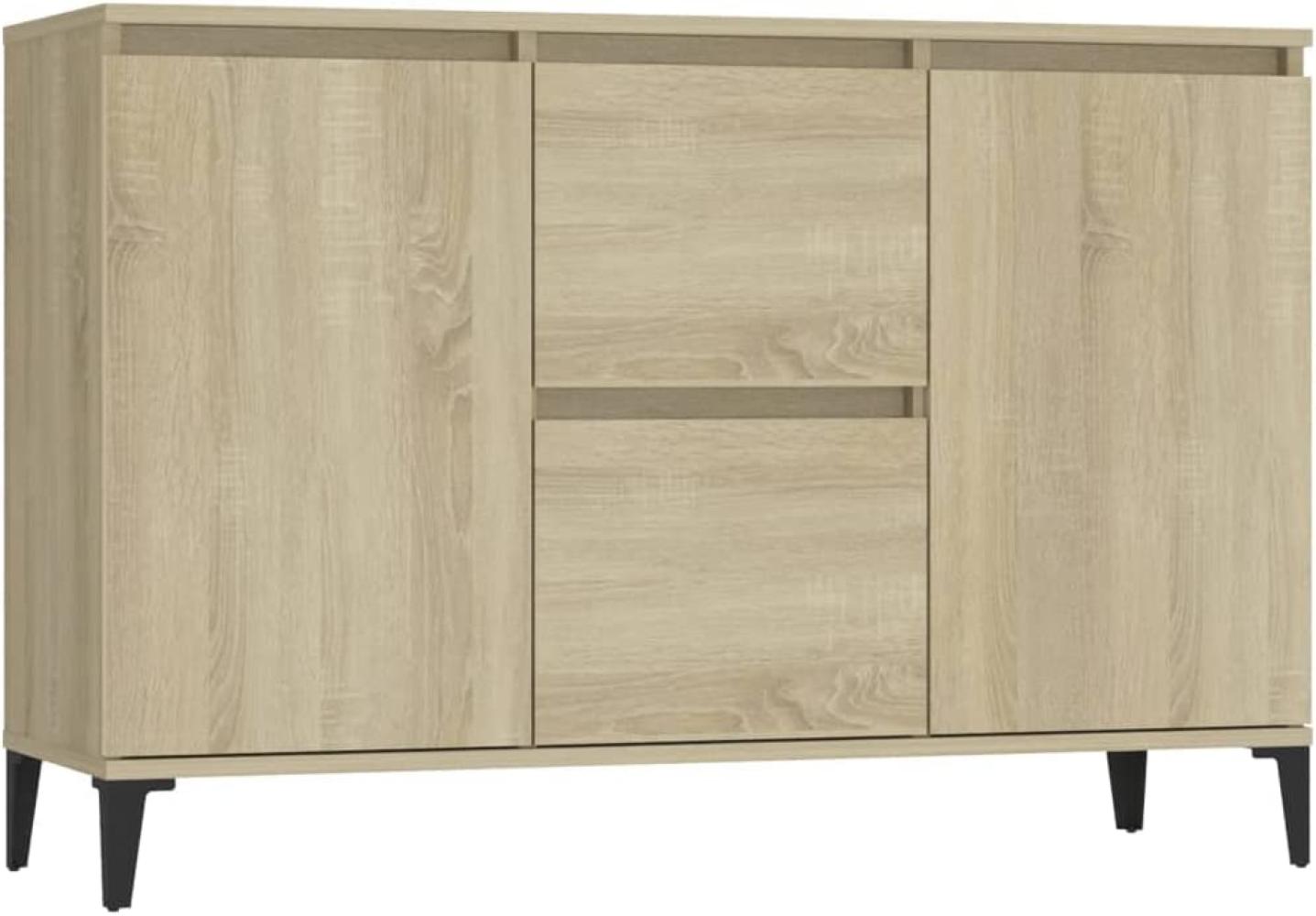 vidaXL Sideboard Sonoma-Eiche 104x35x70 cm Holzwerkstoff Bild 1