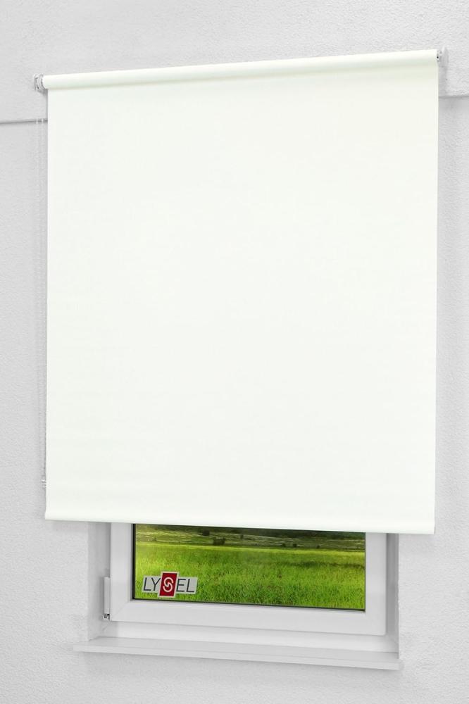 Lysel - Qualitätsrollo Tageslicht weiß, (B x H) 133cm x 275cm in weiß Bild 1