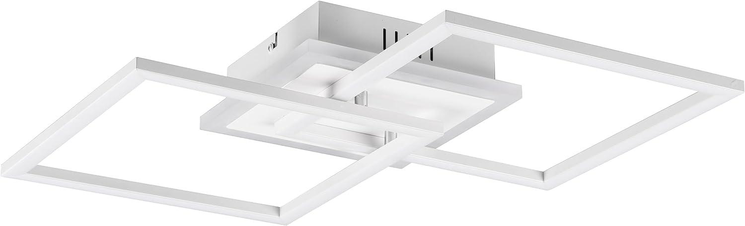 LED Deckenleuchte VENIDA eckig Weiß matt, Stufen Dimmer - 57x35cm Bild 1