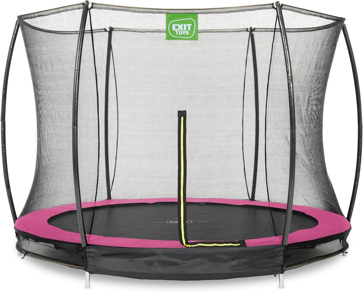 Exit Bodentrampolin Silhouette | Lime | Ø 244 cm Bild 1