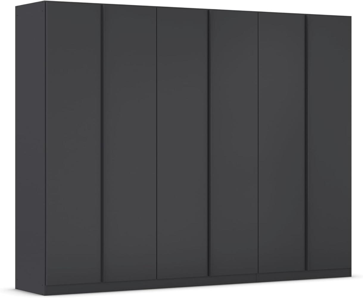 Kleiderschrank Drehtürenschrank Monostar | 6-türig | grau-metallic 271 x 210 x 54 Bild 1