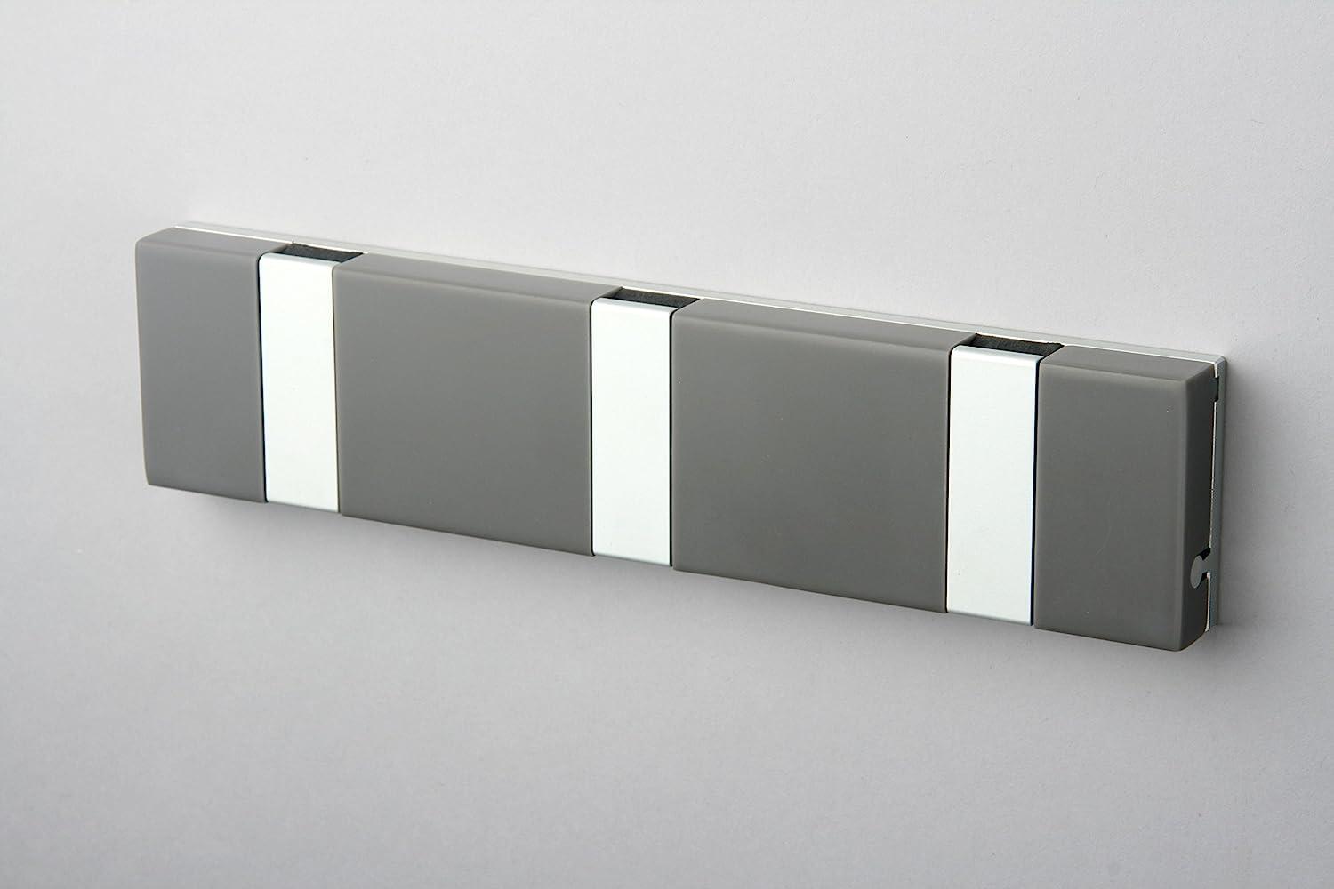 Knax Lite 3 grau Luxus-Hakenleiste für Bad & Küche Länge 20 cm Bild 1