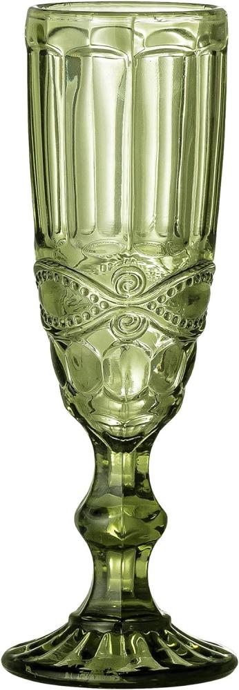 Bloomingville Florie Sektglas 4er Set Grün Glas Kelch Pokal dänisches Design modern elegant 150 ml Bild 1