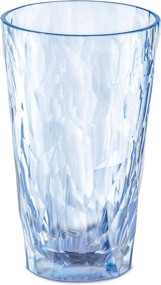 Koziol Club No. 6 Longdrink Glas, Cocktailglas, Trinkbecher, Trinkglas, Kunststoff, Transparent Aquamarine, 300 ml, 3406652 Bild 1