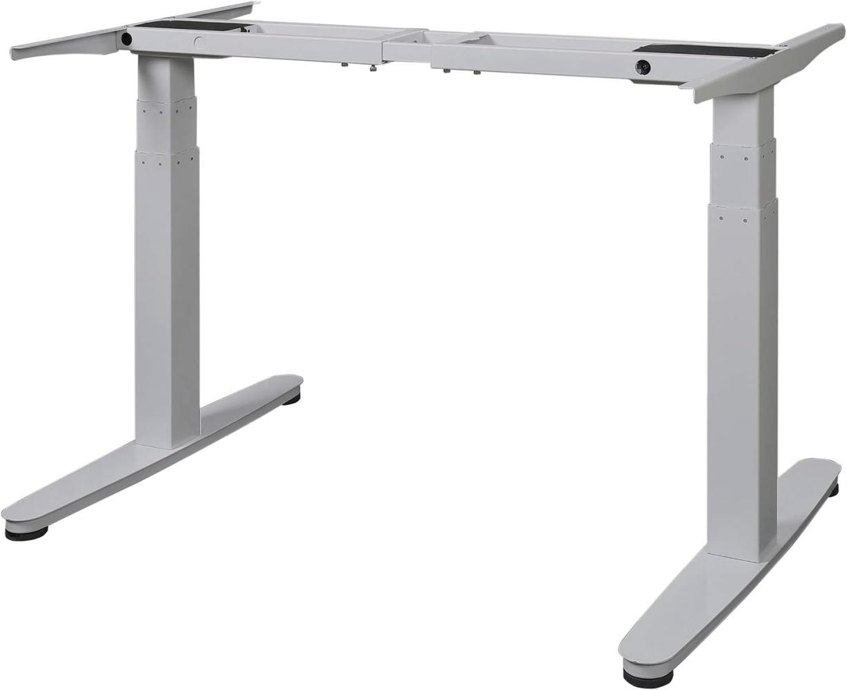 Maclean MC-830 Tischgestell Schreibtisch mit elektrischer Höhenverstellung ohne Tischplatte max. Höhe 130cm Bild 1