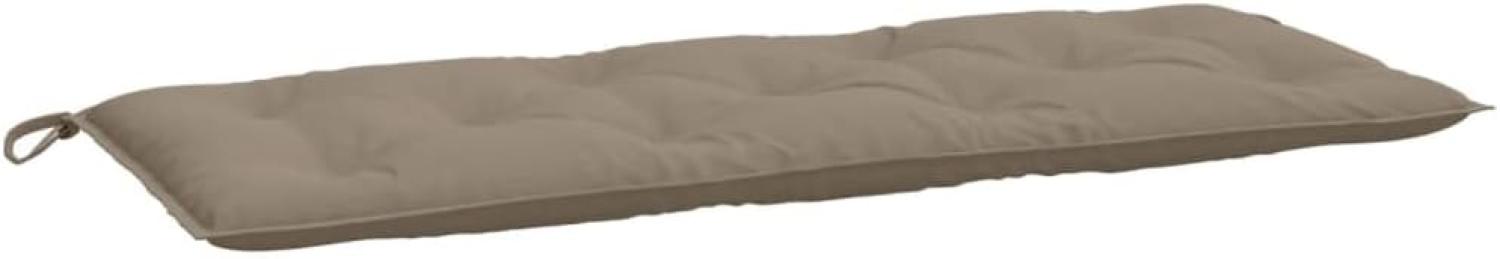 Gartenbank-Auflage Taupe 120x50x7 cm Oxford-Gewebe Bild 1