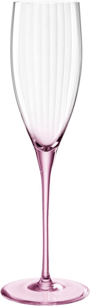 Leonardo Sektglas Poesia, Sekt Glas, Champagnerglas, Champagner, Kristallglas, Rose, 250 ml, 022377 Bild 1
