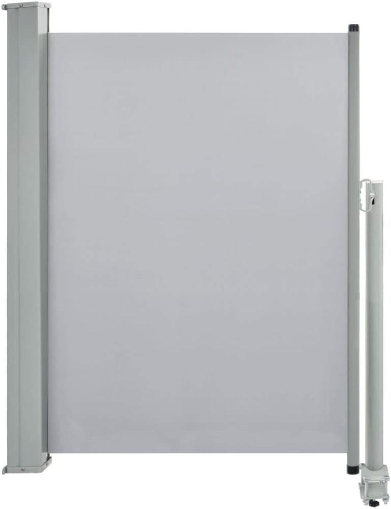 vidaXL Ausziehbare Seitenmarkise 100x300 cm Grau Bild 1