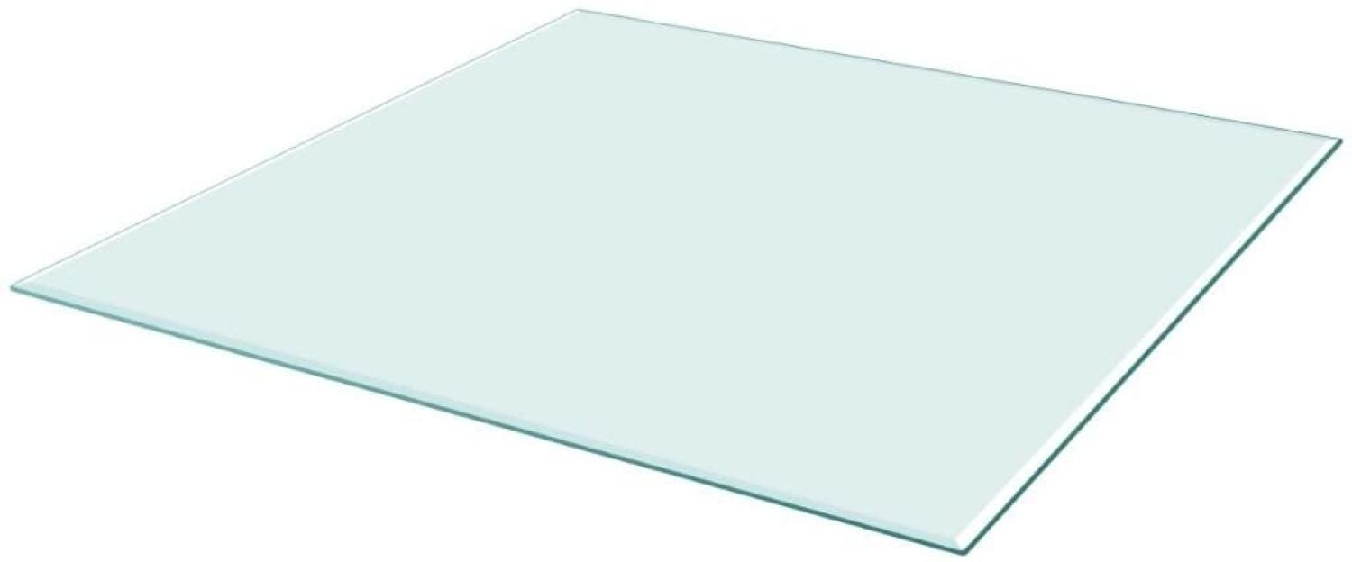 vidaXL Tischplatte aus gehärtetem Glas quadratisch 800x800 mm Bild 1