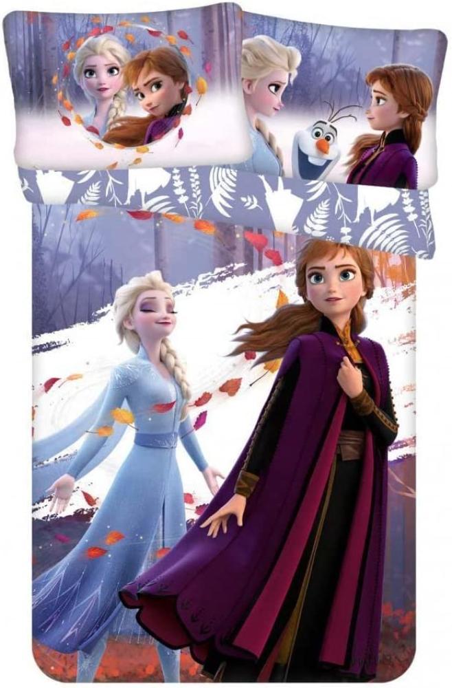 Disney Frozen 2 Anna Elsa Olaf Baby Bettwäsche 40 x 60 cm + 100 x 135 cm Bild 1