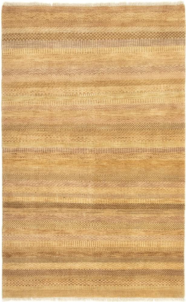 Morgenland Gabbeh Teppich - Indus - 192 x 124 cm - hellbraun Bild 1