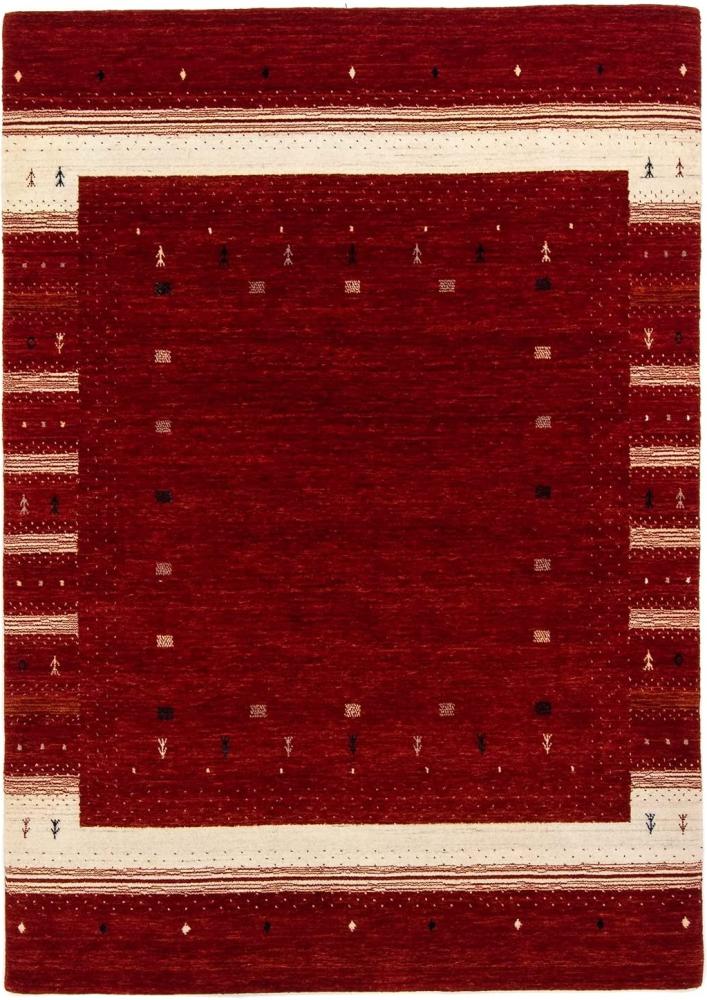 Morgenland Gabbeh Teppich - Loribaft Indus - 204 x 142 cm - rot Bild 1