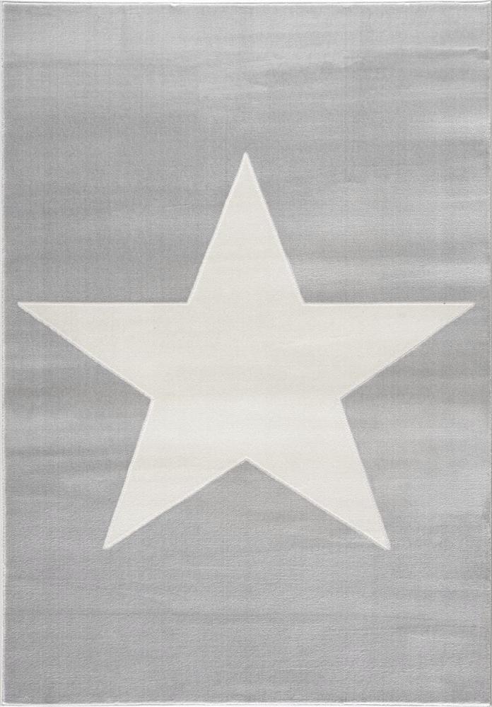 LIVONE Spiel- und Kinderteppich Happy Rugs Shootingstar, grau/weiss 160 x 230 cm Bild 1
