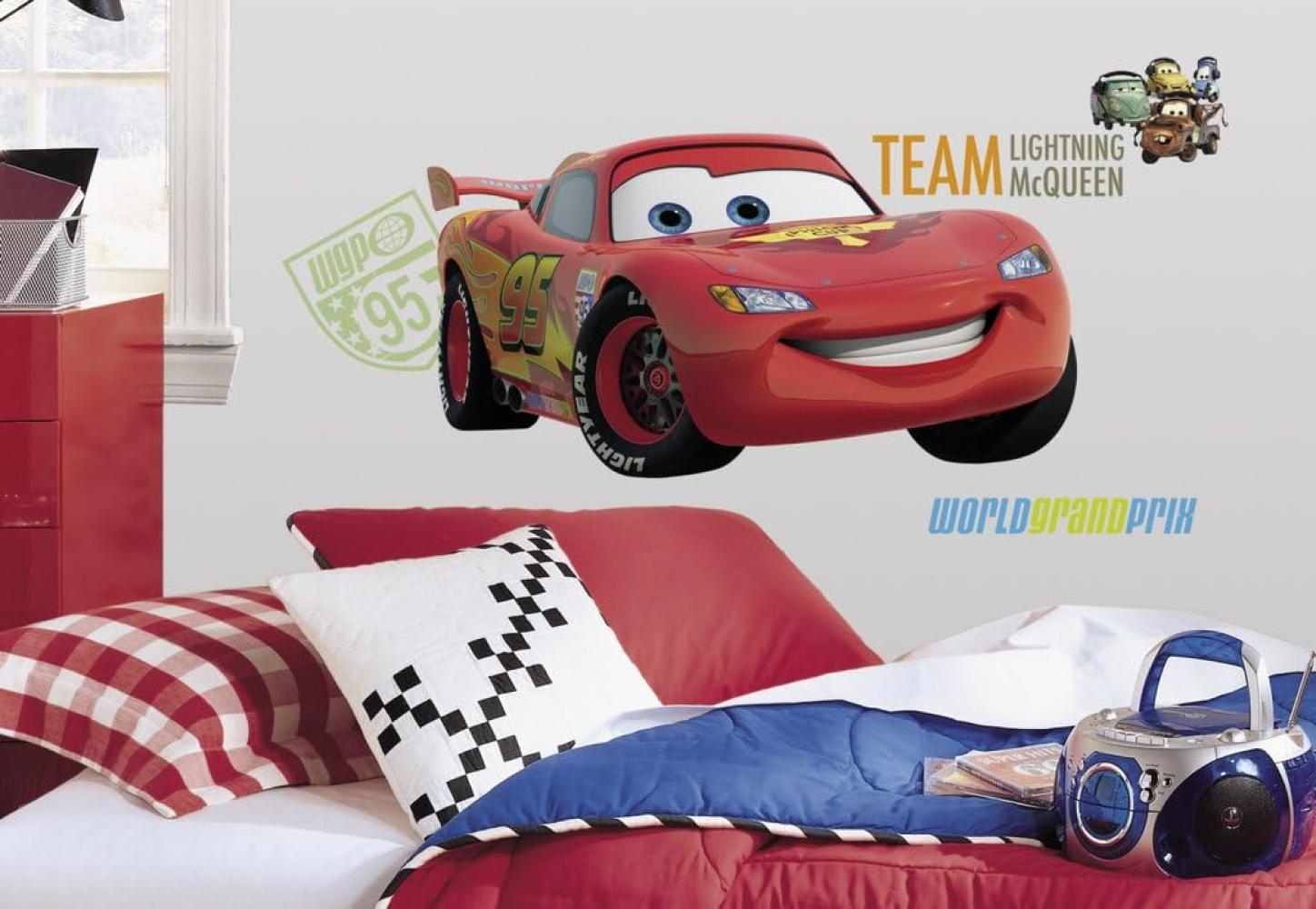 RoomMates - DISNEY Cars 2 Lightning McQueen Bild 1