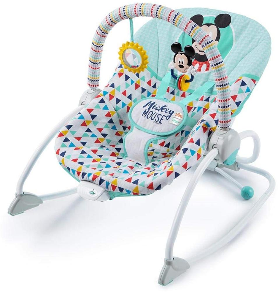 Disney Baby Mickey Mouse Babywippe Heiteres Dreieckmuster Bild 1