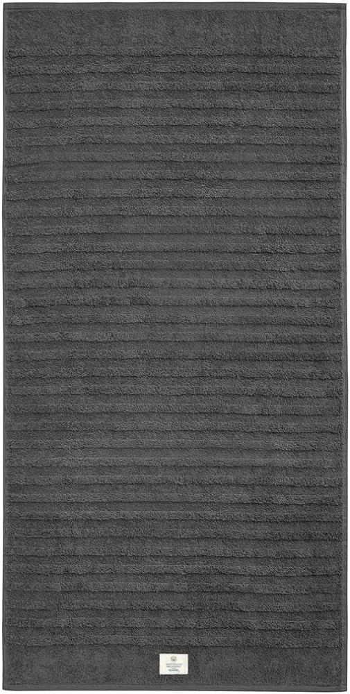 Bio Baumwolle Handtücher - alle Größen & Trendfarben Duschtuch wecycled, 70x140 cm,anthrazit Bild 1