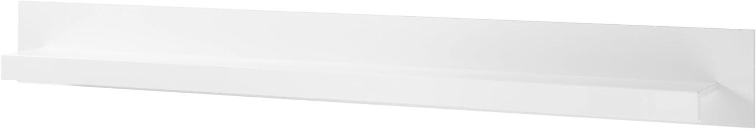 Wandboard Ladis in weiß Hochglanz 198 cm Bild 1