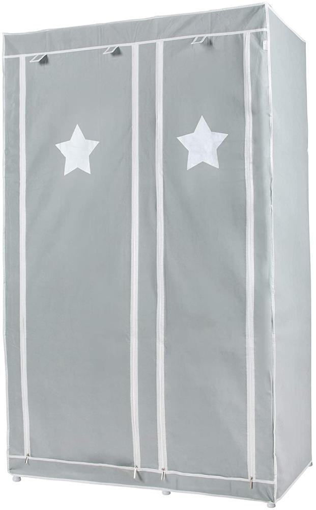 Roba Textil-Kleiderschrank XL, grau Bild 1