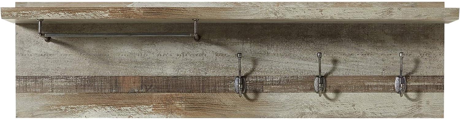 Garderobenpaneel BONANZA in Driftwood Optik B 130 cm Bild 1